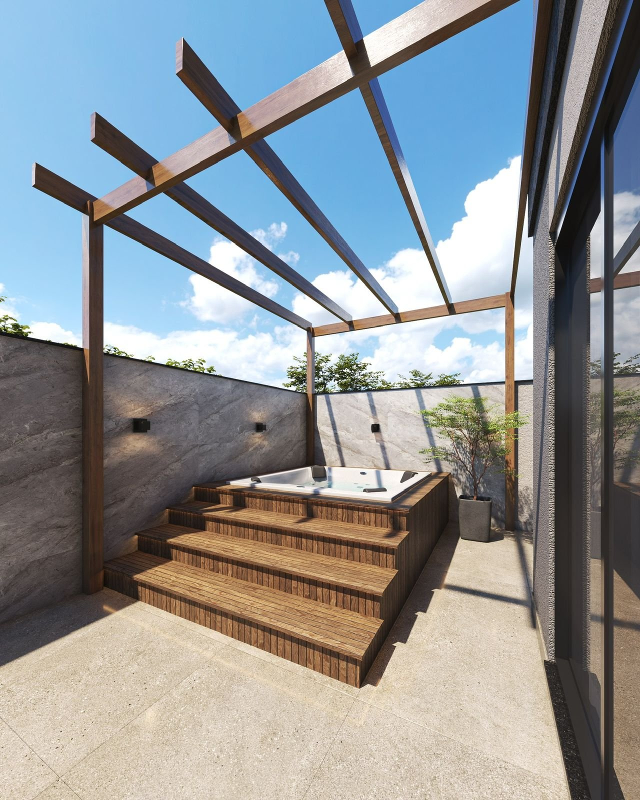 aplat-lofts-costa-de-la-luz-jacuzzi Apartamento no Costa de La Luz em Navegantes (SC) | LOFS