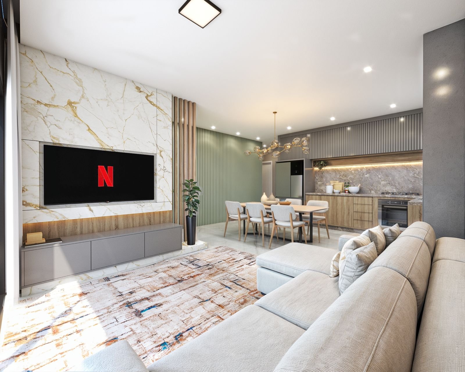 aplat-lofts-costa-dourada-living-01 Apartamento no Residencial Costa Dourada em Navegantes (SC) | LOFS