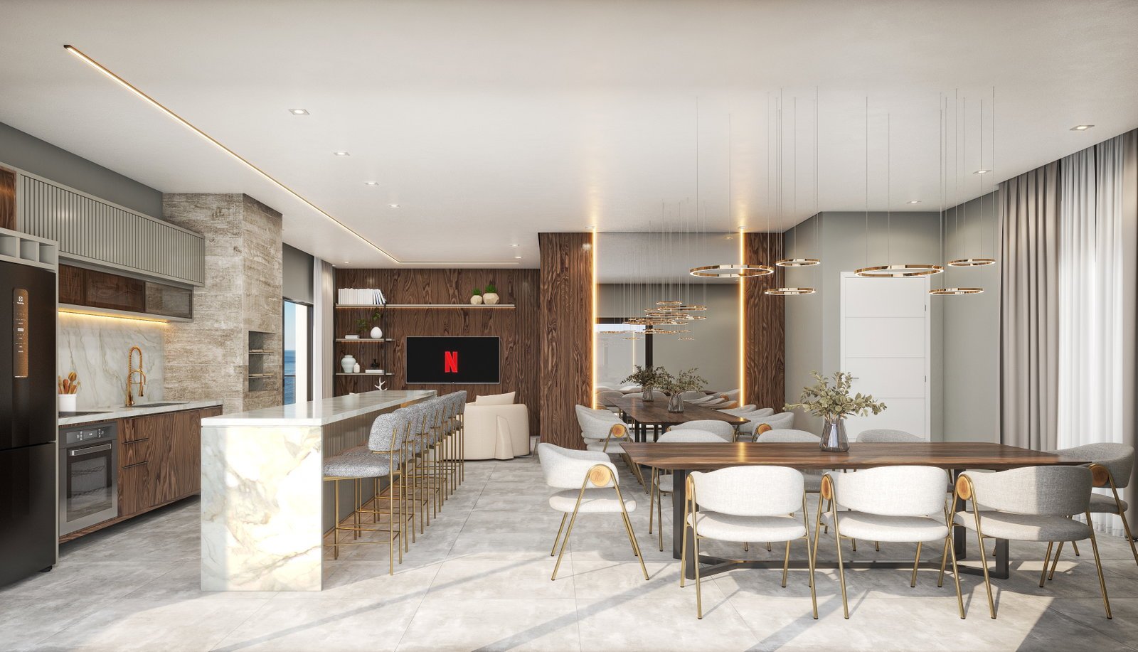 aplat-maga-champs-elysees-salao-festas-01 Apartamento no Champs Elysees Exclusive em Navegantes (SC) | MAGA