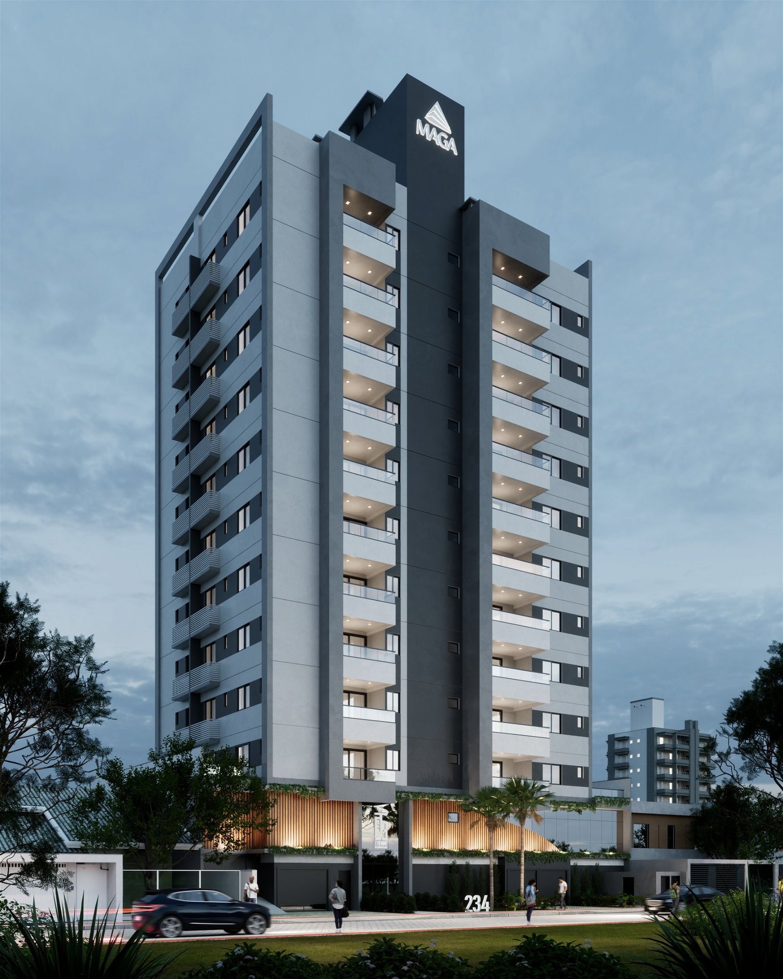 aplat-maga-saint-etienne-fachada-01 Apartamento no Saint Etienne Residencial em Navegantes (SC) | MAGA
