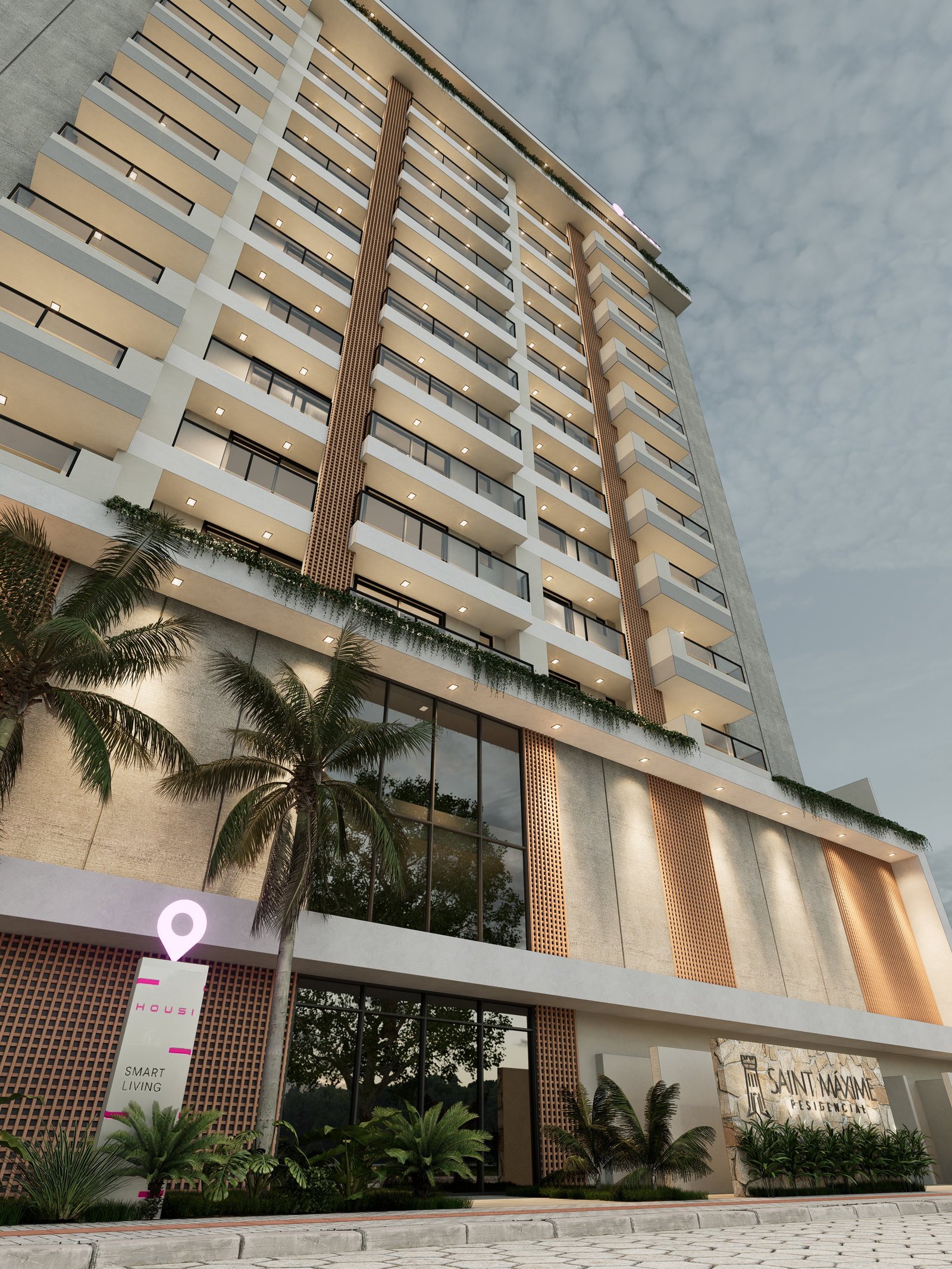 aplat-maga-saint-maxime-fachada-03 Apartamento no Saint Maxime Residencial em Navegantes (SC) | MAGA