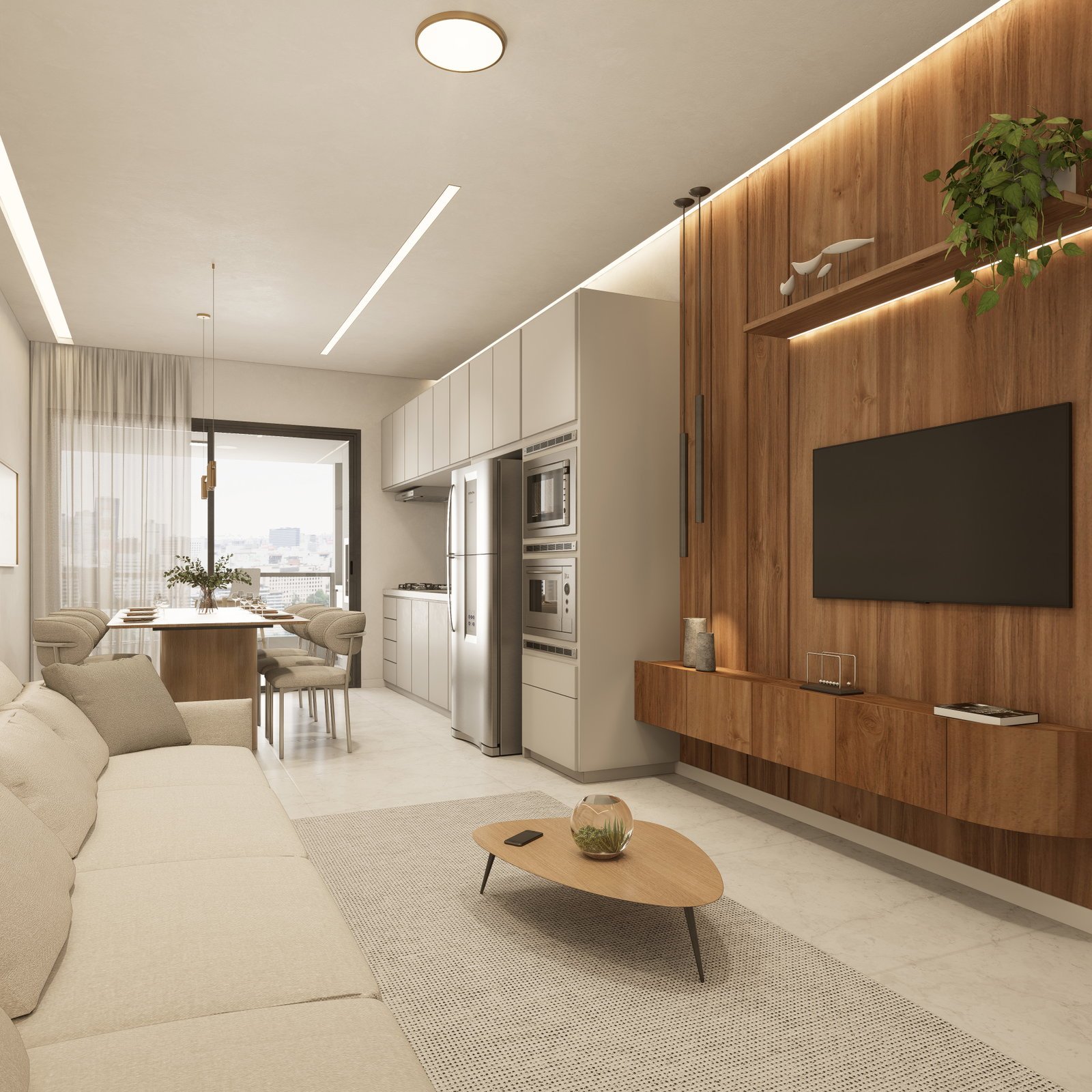 aplat-maga-saint-maxime-living-01 Apartamento no Saint Maxime Residencial em Navegantes (SC) | MAGA