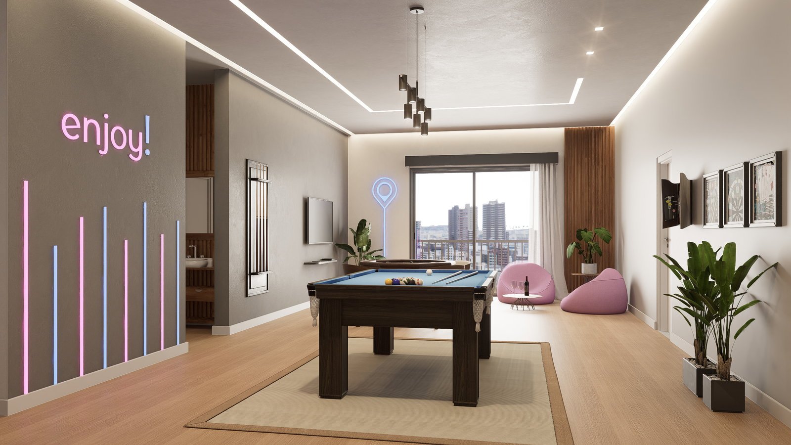 aplat-maga-saint-maxime-salao-jogos-01 Apartamento no Saint Maxime Residencial em Navegantes (SC) | MAGA
