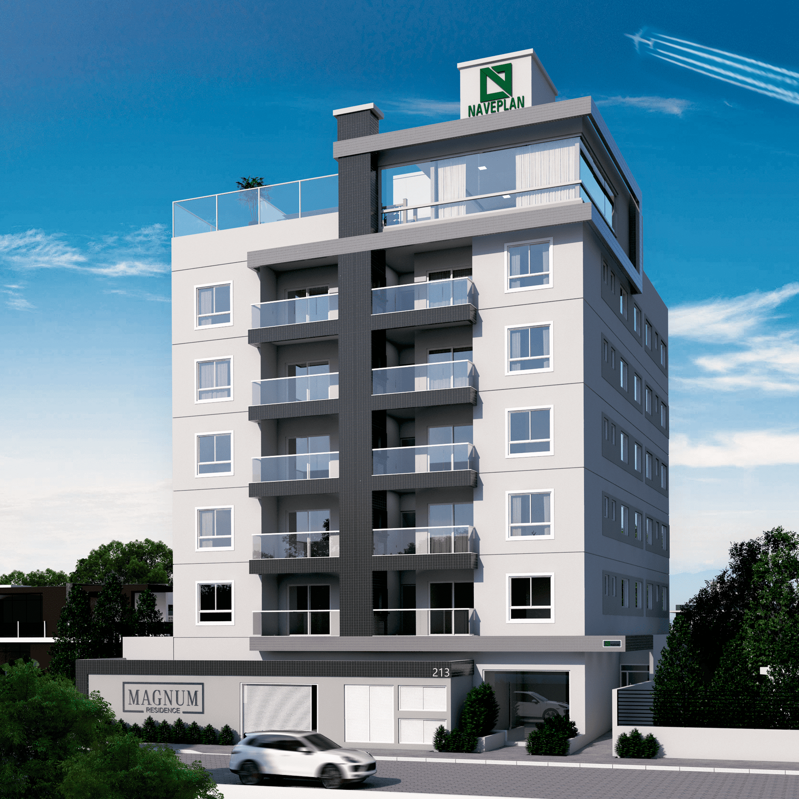 aplat-naveplan-magnun-fachada-01 Apartamento no Magnum Residence em Navegantes (SC) | NAVEPLAN
