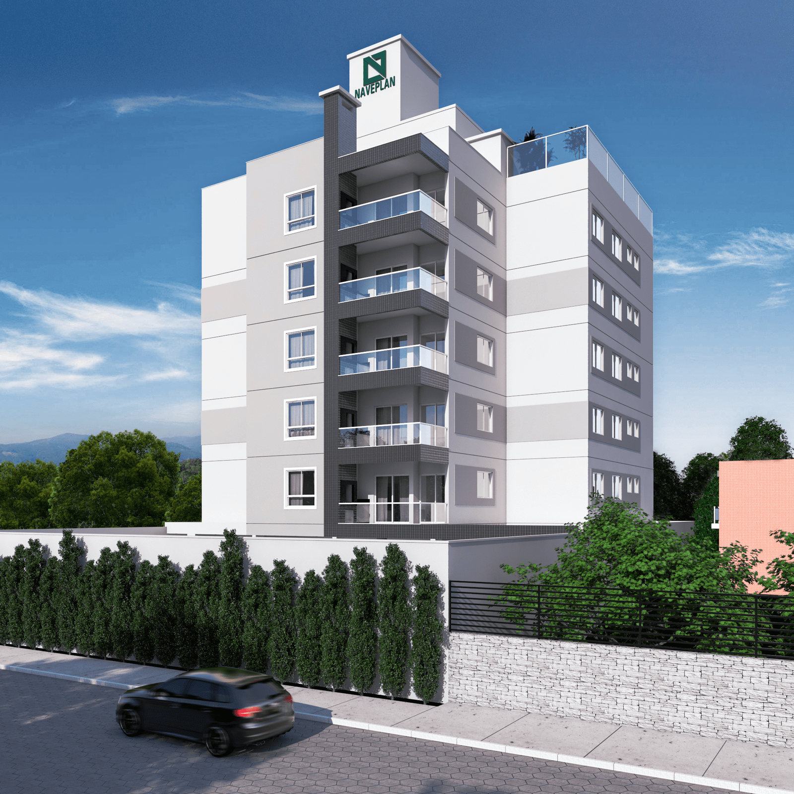 aplat-naveplan-magnun-fachada-02 Apartamento no Magnum Residence em Navegantes (SC) | NAVEPLAN