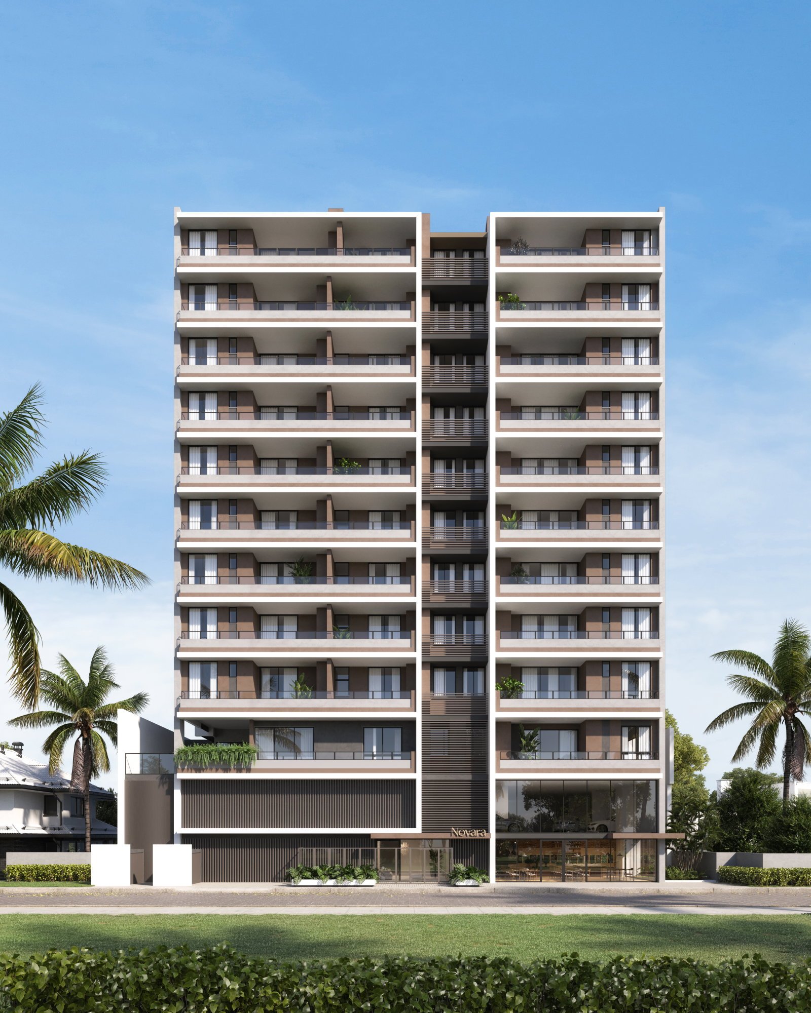 aplat-naveplan-novara-fachada-01 Apartamento no Novara Residence em Navegantes (SC) | NAVEPLAN