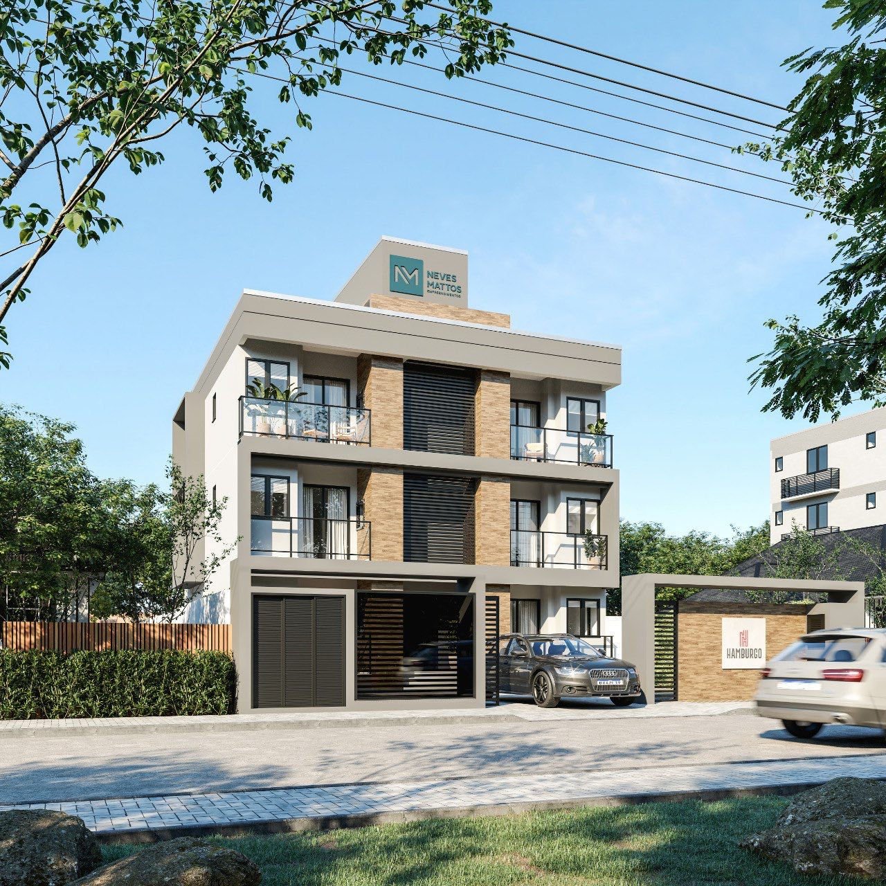 aplat-neves-mattos-hamburgo-fachada-01 Apartamento no Residencial Hamburgo em Navegantes (SC) | NEVES E MATTOS