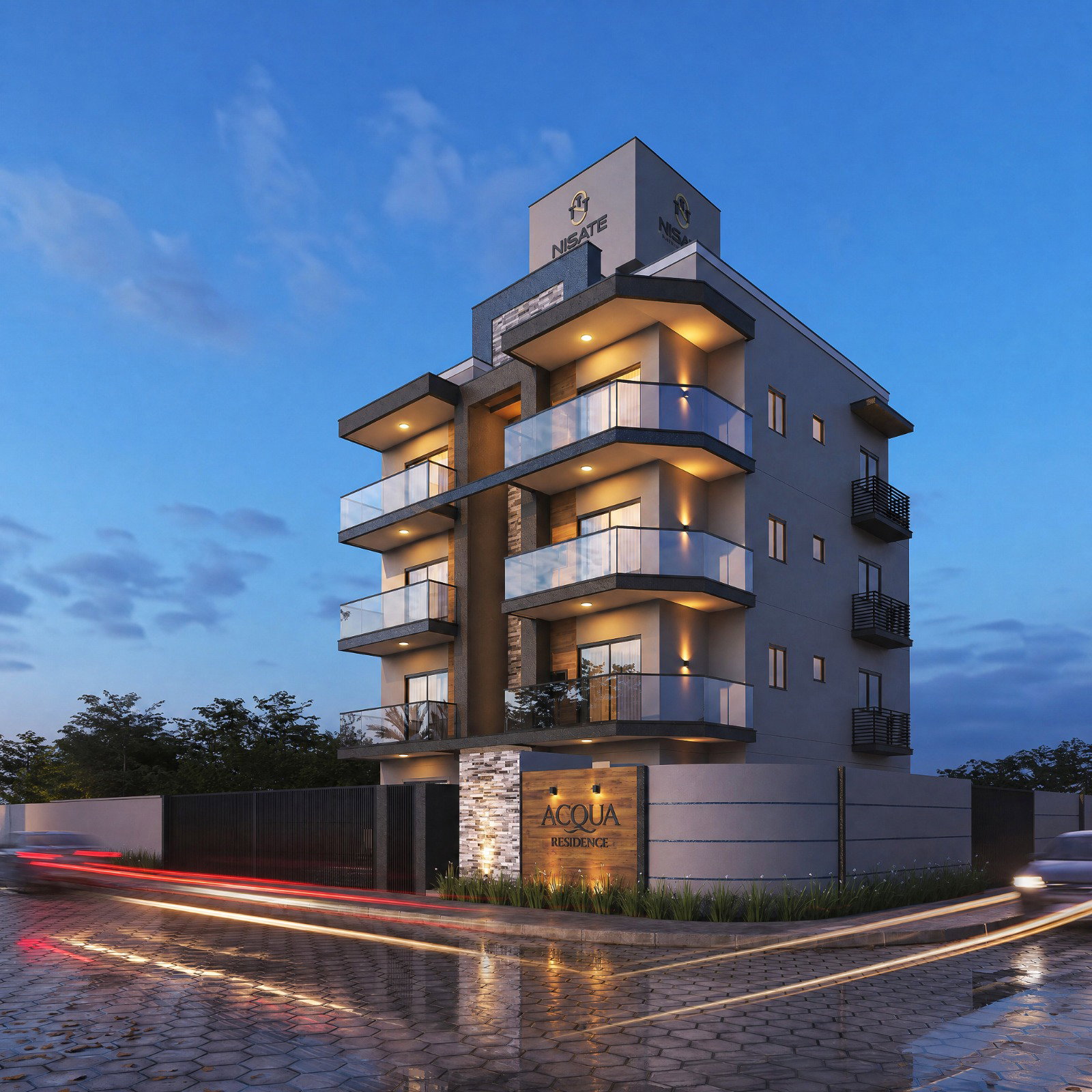 aplat-nisate-acqua-fachada-02 Apartamento no Acqua Residence em Navegantes (SC) | NISATE
