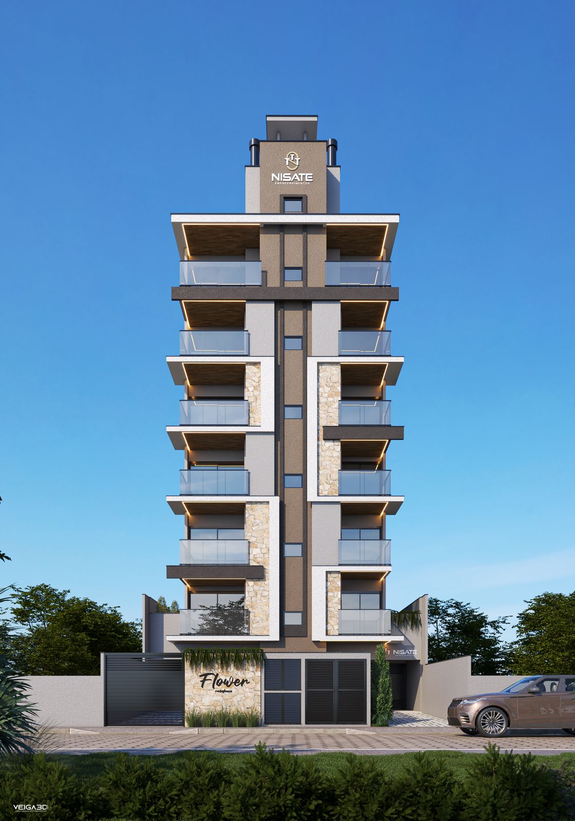 aplat-nisate-flower-fachada-01 Apartamento no Flower Residence em Navegantes (SC) | NISATE