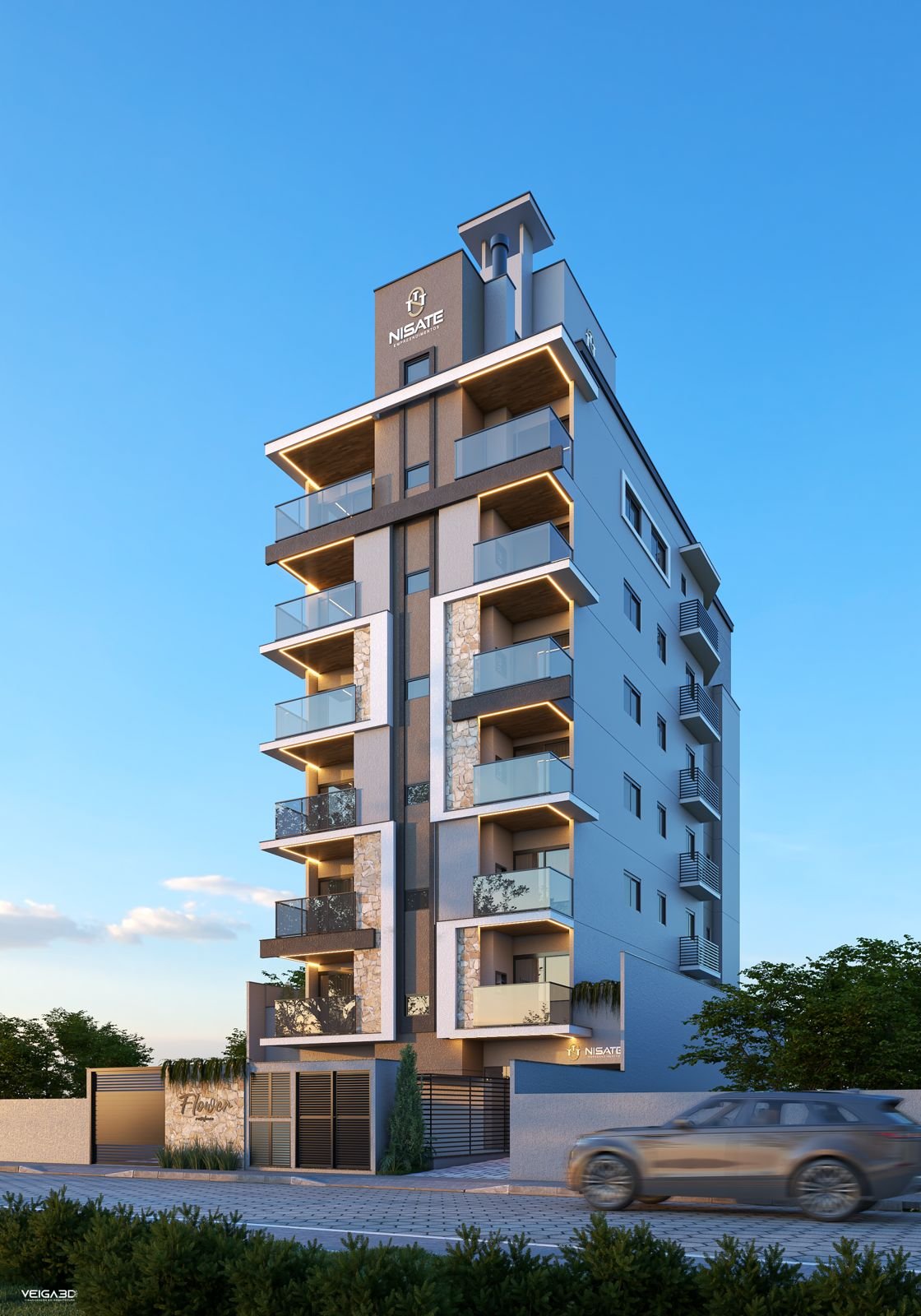 aplat-nisate-flower-fachada-02 Apartamento no Flower Residence em Navegantes (SC) | NISATE