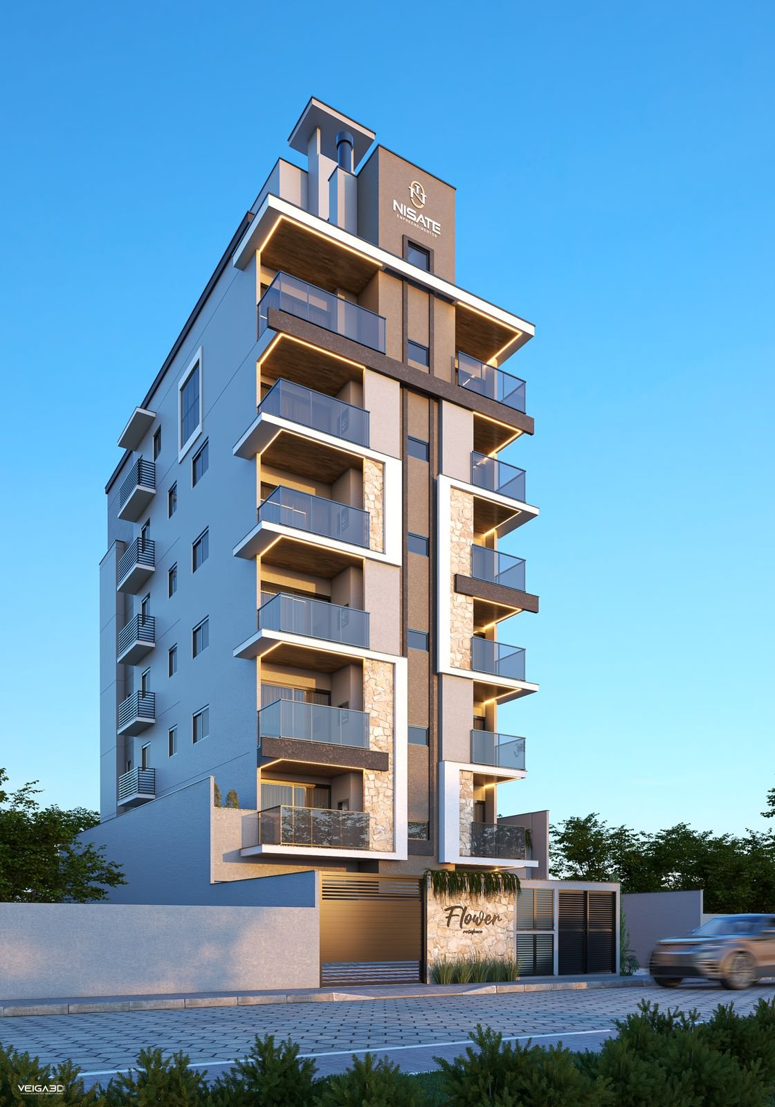 aplat-nisate-flower-fachada-03 Apartamento no Flower Residence em Navegantes (SC) | NISATE
