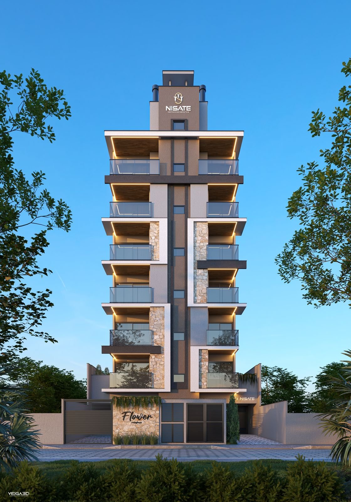 aplat-nisate-flower-fachada-04 Apartamento no Flower Residence em Navegantes (SC) | NISATE