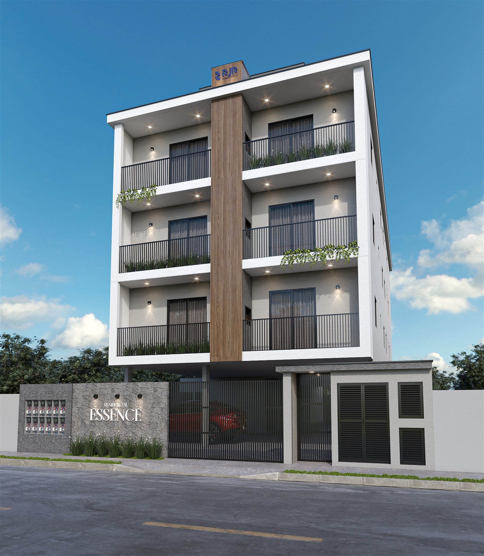 aplat-rjr-essence-fachada-01 Apartamento no Residencial Essence em Navegantes (SC) | RJR