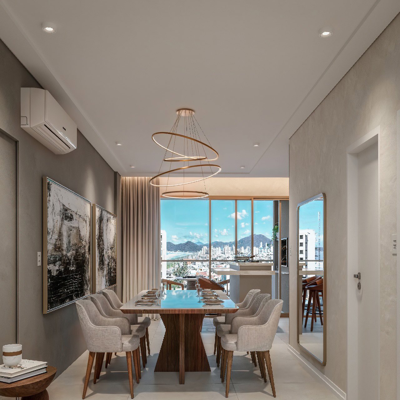 aplat-straub-marques-sala-jantar-01 Apartamento no Marquês Residence em Navegantes (SC) | STRAUB