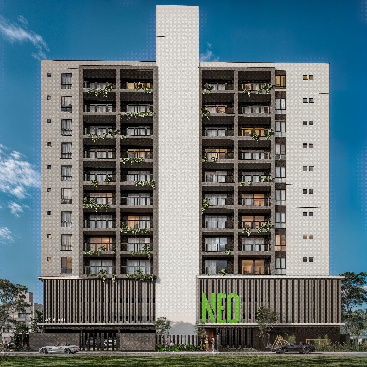 aplat-straub-neo-fachada-04 Apartamento no NEO Gravatá em Navegantes (SC) | STRAUB