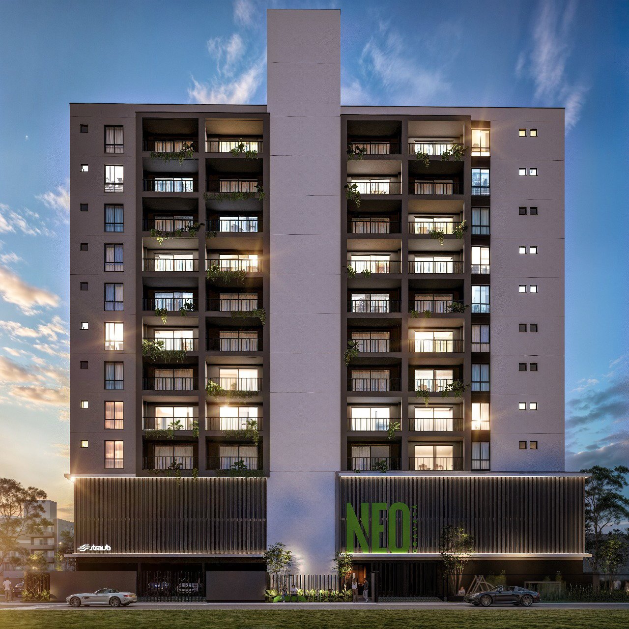 aplat-straub-neo-fachada-05 Apartamento no NEO Gravatá em Navegantes (SC) | STRAUB