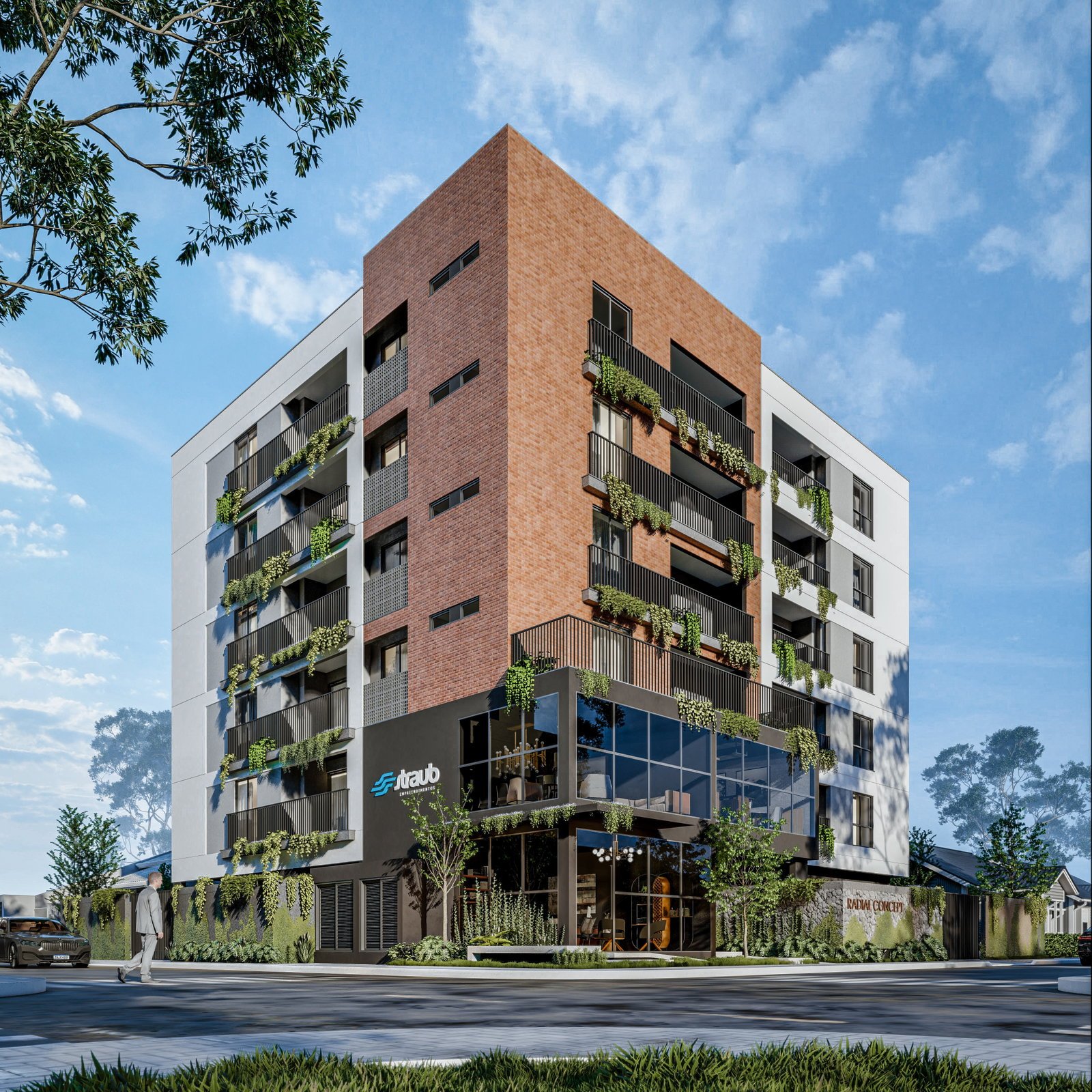 aplat-straub-radial-fachada-01 Apartamento no Radial Concept em Navegantes (SC) | STRAUB