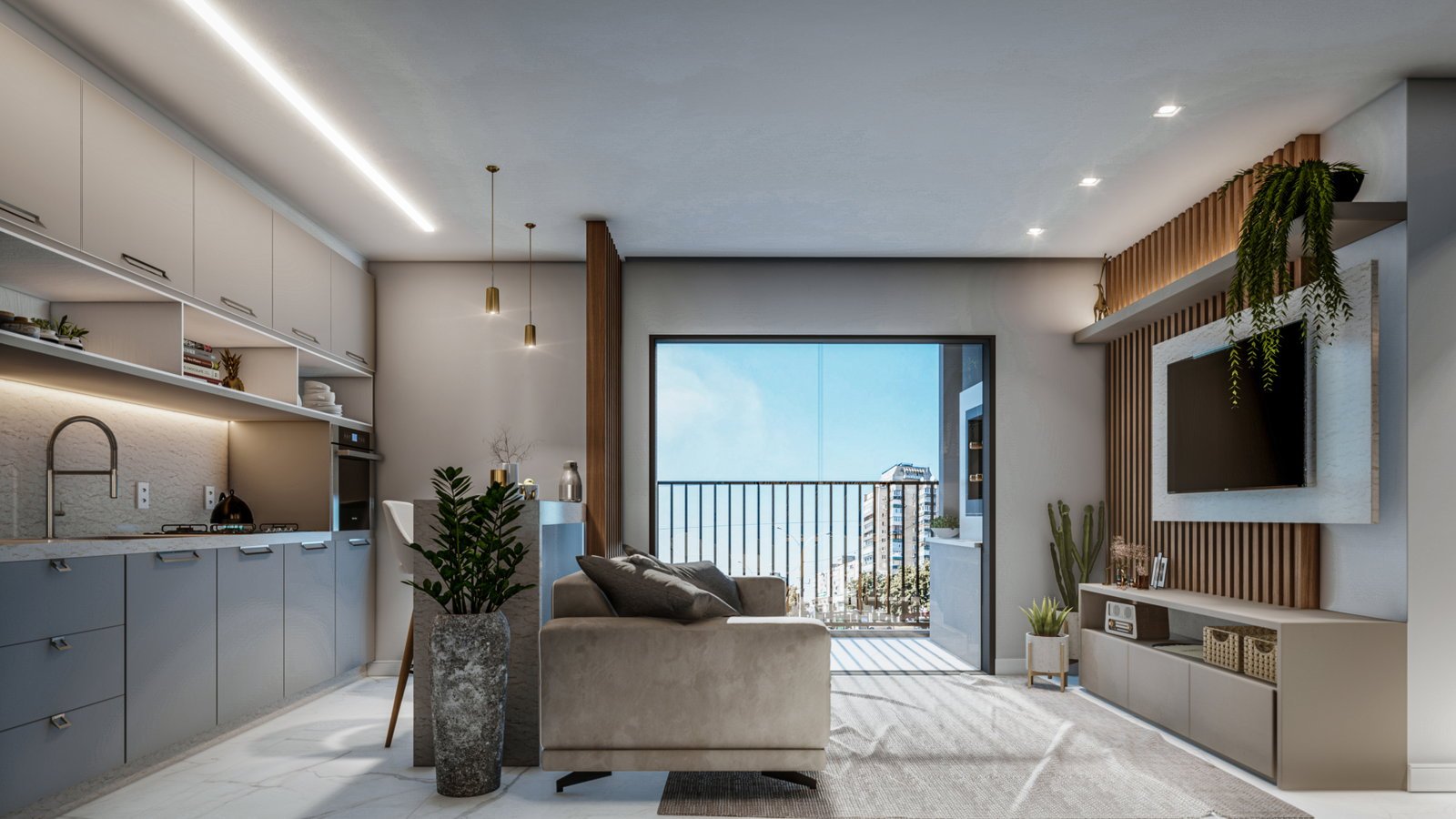 aplat-straub-radial-living-02 Apartamento no Radial Concept em Navegantes (SC) | STRAUB