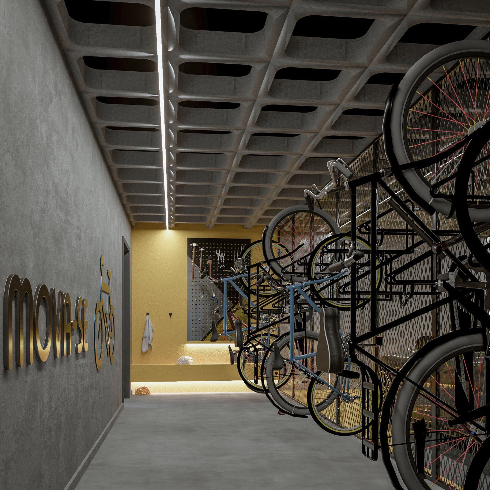 aplat-straub-start-bicicletario-01 Apartamento no Start Residence em Navegantes (SC) | STRAUB