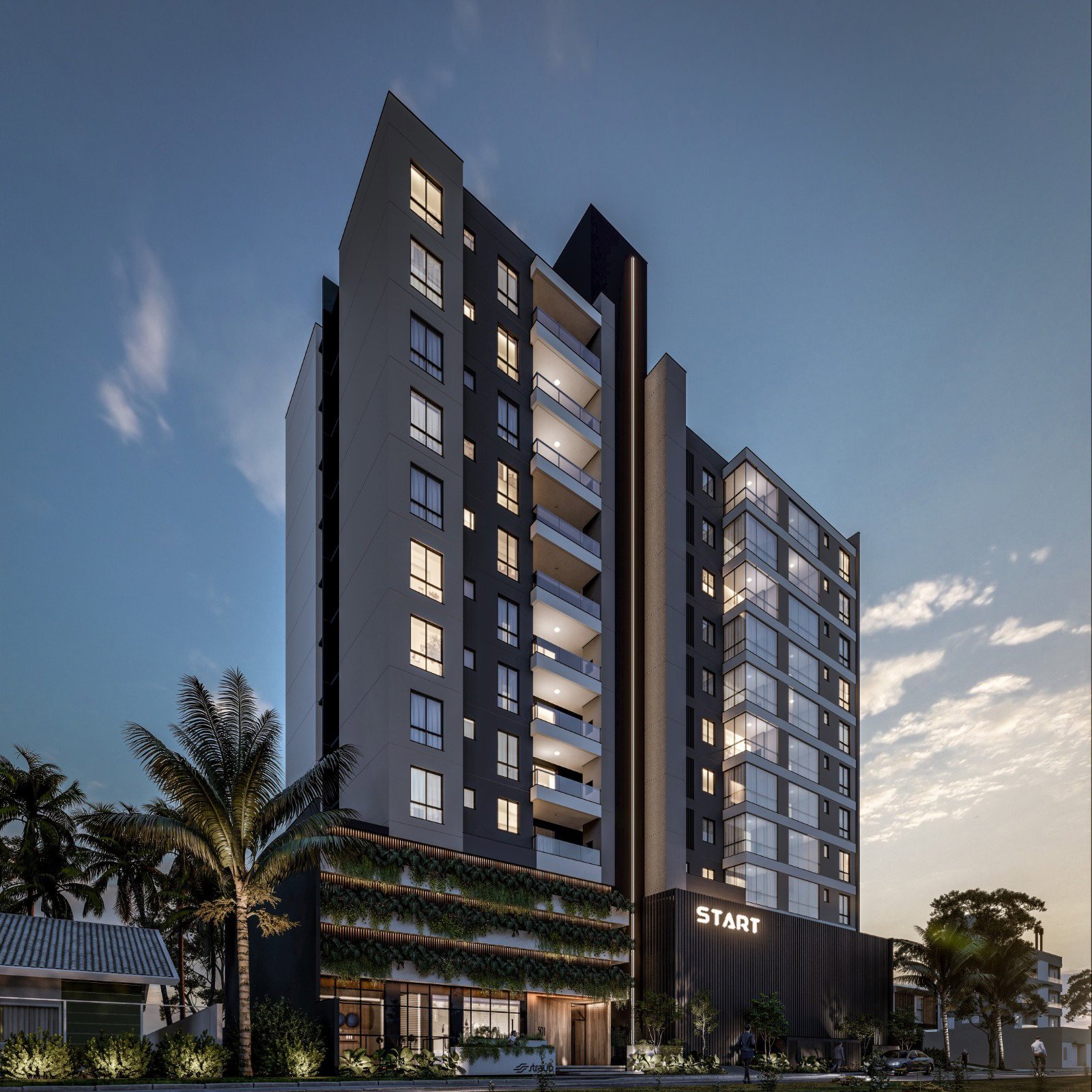 aplat-straub-start-fachada-04 Apartamento no Start Residence em Navegantes (SC) | STRAUB