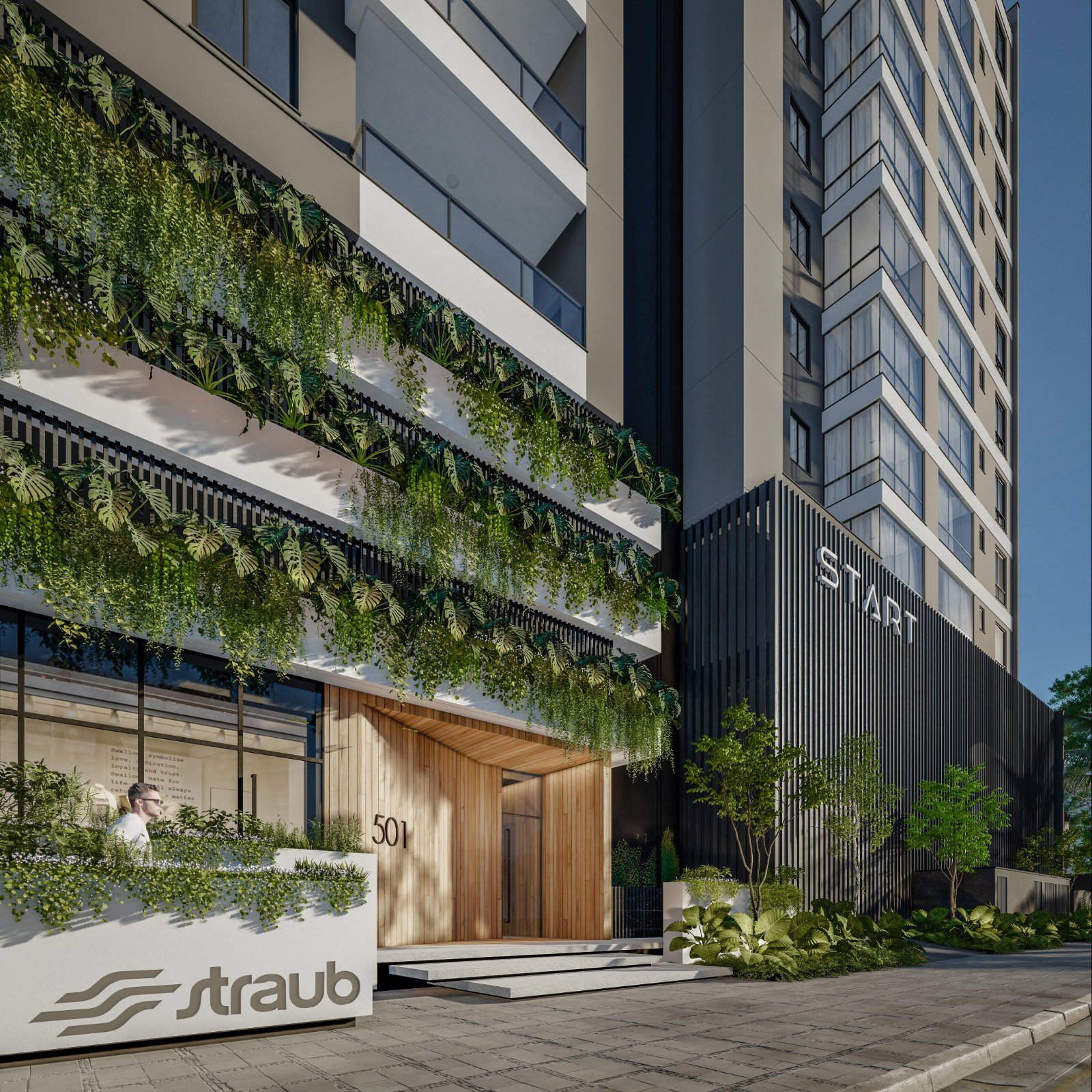 aplat-straub-start-fachada-06 Apartamento no Start Residence em Navegantes (SC) | STRAUB