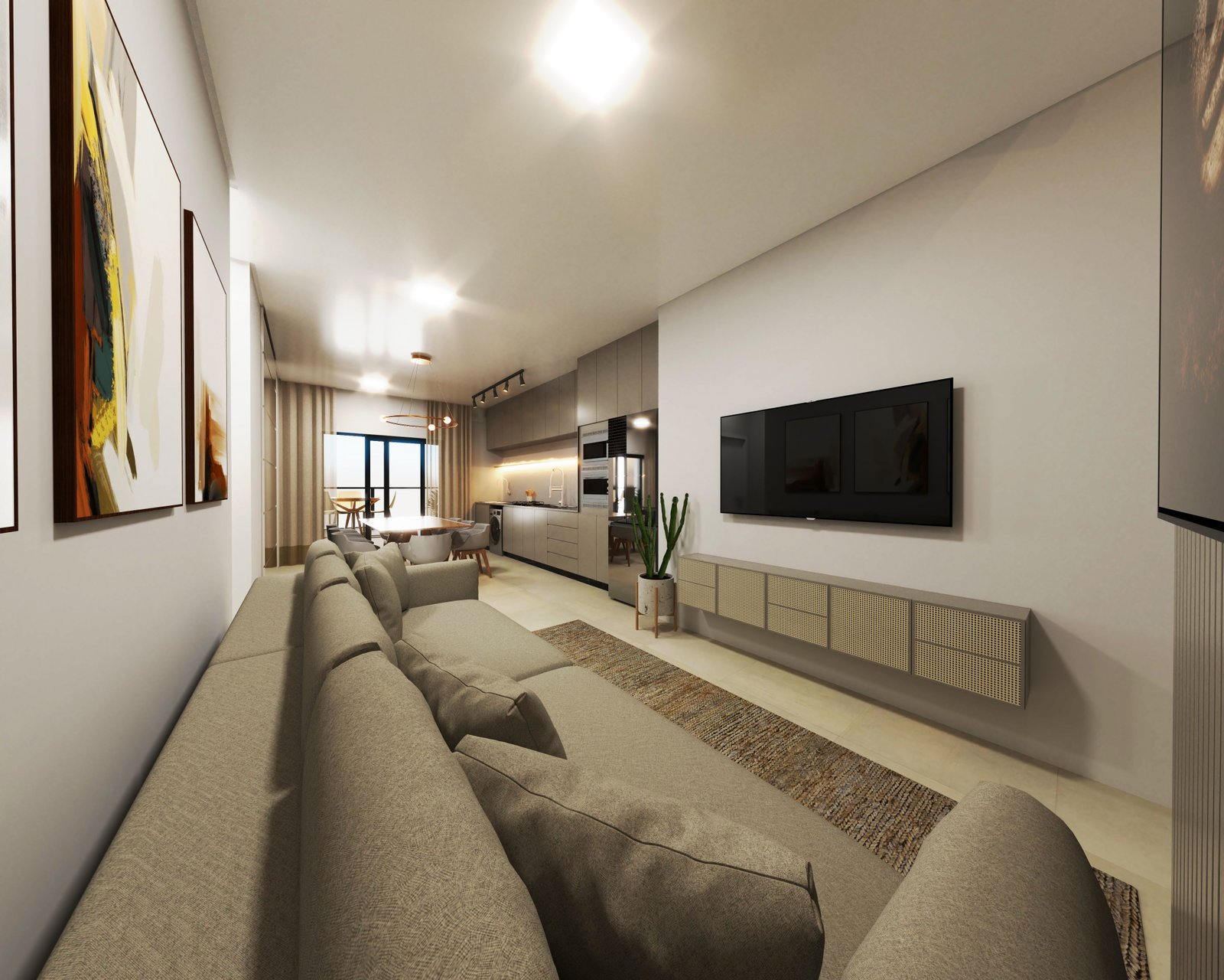 aplat-wfa-inglaterra-living-02 Apartamento no Residencial Inglaterra em Navegantes (SC) | WFA & M